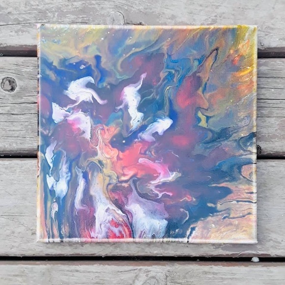 Original Acrylic Abstract Decor Art - Picture 1 of 1